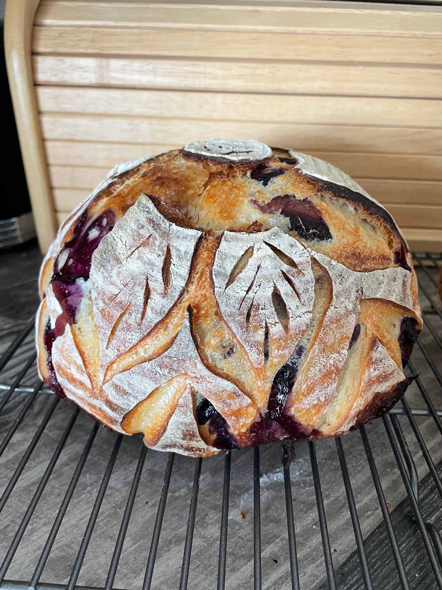 Blueberry Lemon Sourdough