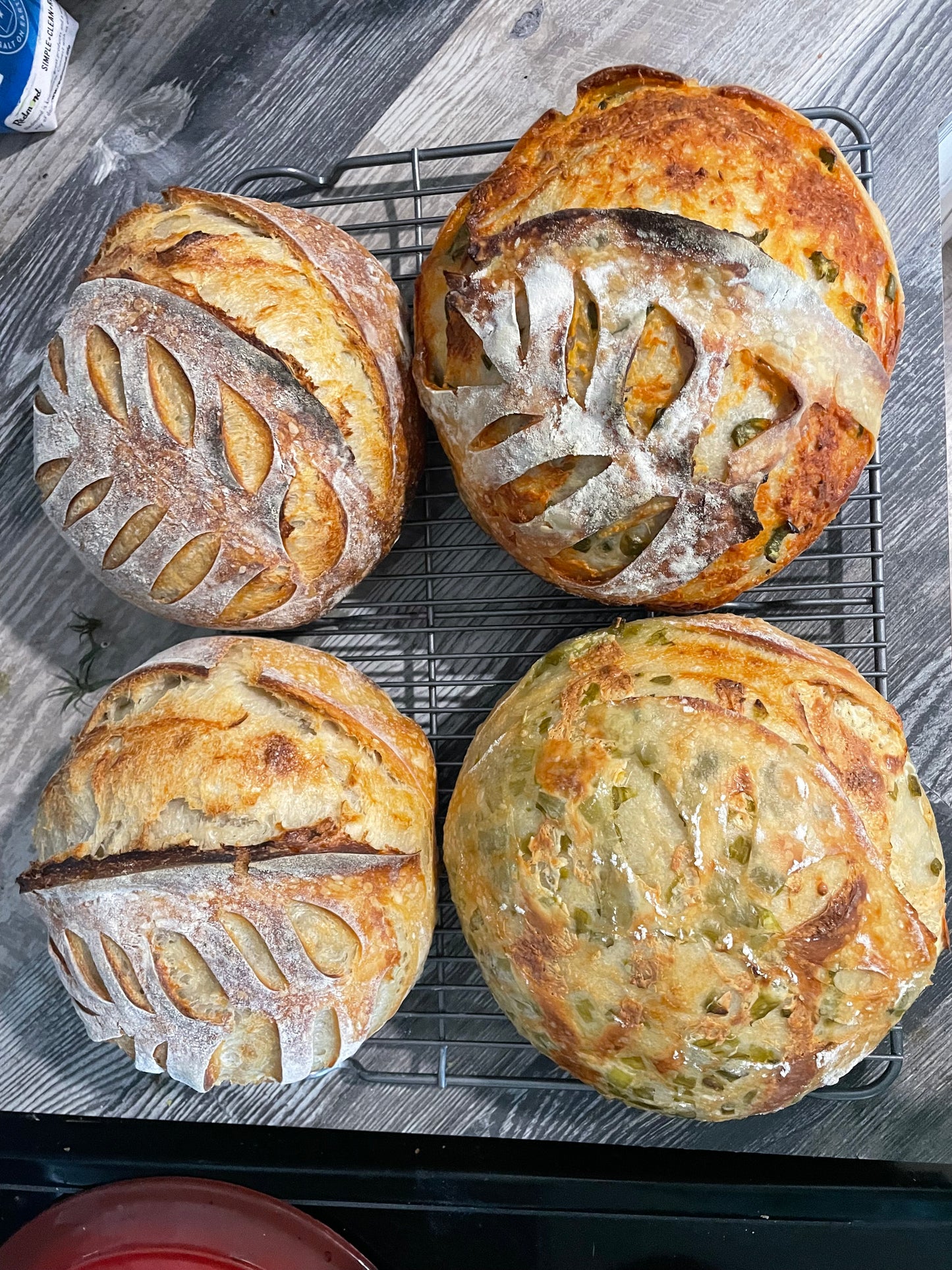 Green Chile Cheese Sourdough